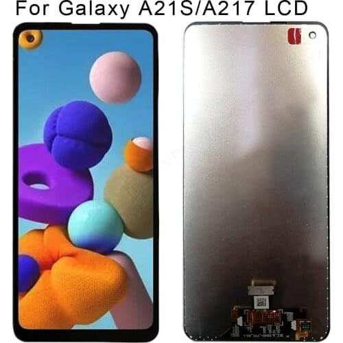 6.5"Original test LCD For Galaxy A21s A217 LCD with frame Touch Screen Digitizer LCD For Samsung A21s LCD SM-A217F/DS Display