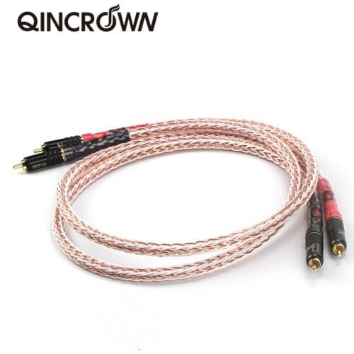 HI-End Kimber Audio Cable Male to Male HIFI 7N OCC Pure Copper RCA Cable CD Amplifier Interconnect Speaker Wire Cable