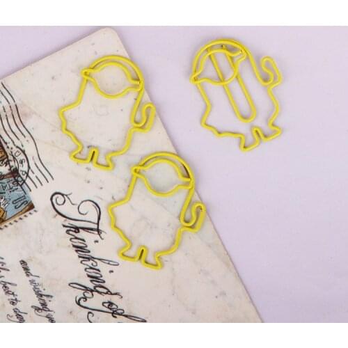 Paper Clip Cartoon Creative Clip Office Hand Clip Pin Bookmark Shool Stationary Office Clip Paperclips Metal Kawaii Stationery