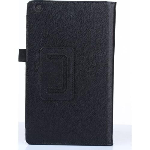 Litchi Style Case For Lenovo Tab2 A8 PU Leather Stand Protective Tablet Case Cover For Lenovo Tab 2 A8-50 A8-50F A8-50LC 8"+film