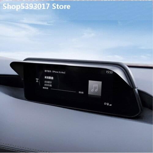 Car Navigation Central Control Display Hood Modified Sunshade Interior Decoration for Mazda CX30 CX-30 2019 2020 2021 Accessorie