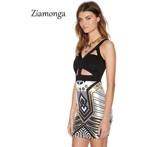 Women Sexy Dresses Party Night Club Dress 2019 Summer Style Strap Hollow Out Bandage Dress Vestido De Verao Bodycon Dress S1092