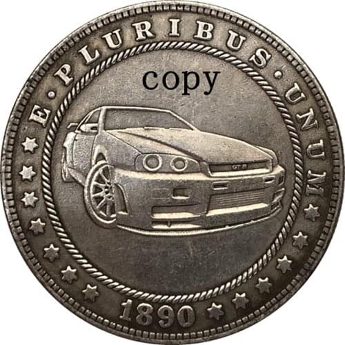 Hobo Nickel USA Morgan Dollar 1890-CC COIN COPY Type 144