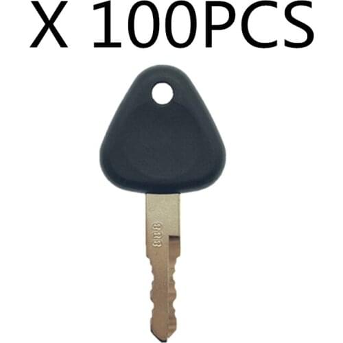100 Pcs 888 Key For SDLG Heavy Equipment Ignition Keys Backhoe Excavator Loader Free Shipping