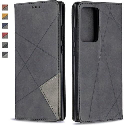 Leather Flip Case for Samsung Note 20 Luxury Case Samsung Galaxy Note 20 Ultra Note20 Phone Cover Wallet Magnet Colorblock Coque