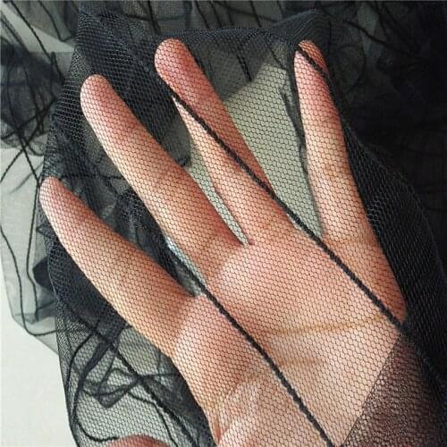 90*160cm Vertical Striped Lace Mesh Fabric For DIY Craft Sewing Sexy Garment Undershirt Dress Accessories Materials