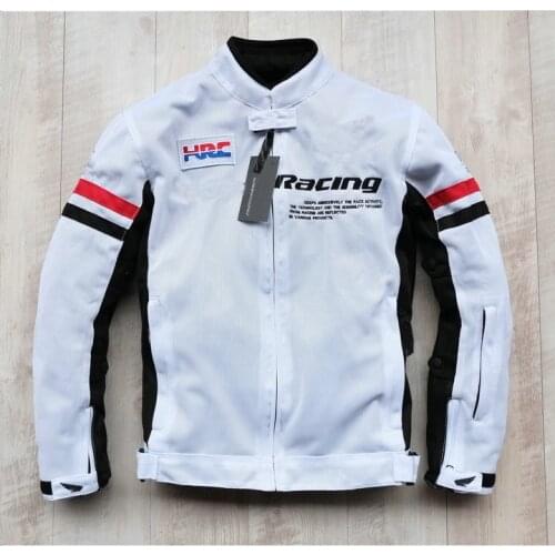 White Jackets For Honda Motorcycle MTB Bike Off-road Motocross Mountain Bicycle Rider Casual Jacket