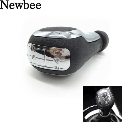 Newbee For Citroen C3 C4 C5 XSARA Triumph C2 Elysee Peugeot 207 307 407 106 206 206CC 5 Speed Gear Shift Knob Lever Stick Head