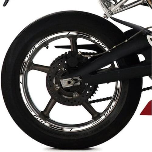 New motorcycle front and rear wheel edge outer edge sticker reflective stripe wheel decal for HONDA CB650F cb650f cb 650f