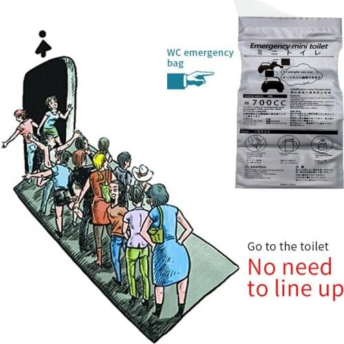 5Pcs Disposable Emergency Pee Bag 700ml Portable Car Urine Bag Vomit Bag Unisex On-board Emergency Disposable Urinal Toilet Bag