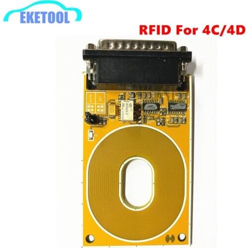 Supports For Toyota 4C/4D RFID Adapter Yellow For iProg Pro Programmer 125kHz/134kHz Transponders Best Sale