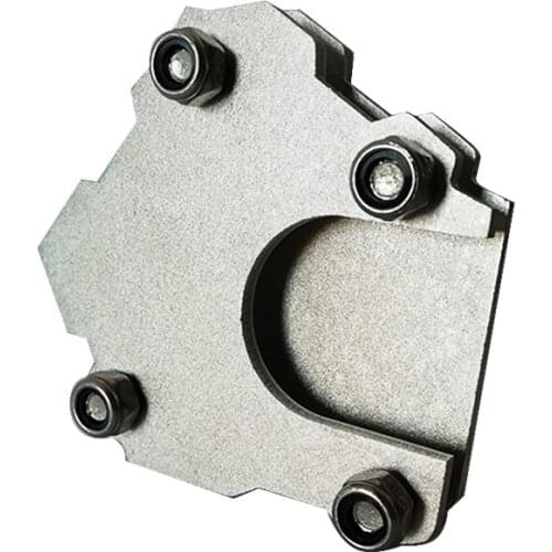 Side Stand Extension Plate Pad Enlarge Foot Stainless Steel Kickstand