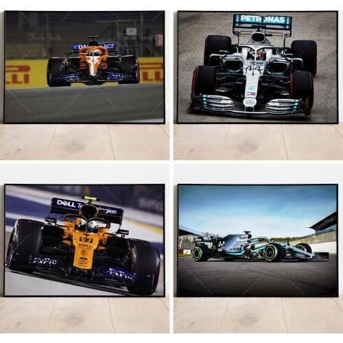 Petronas Formula 1 Lewis Hamilton 2019 Car Print Poster