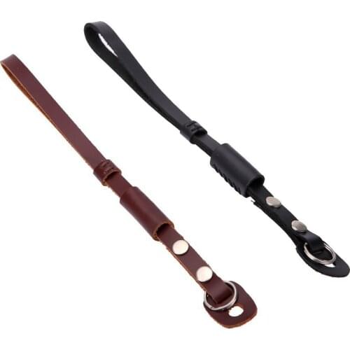 Wrist and hand holder Genuine leather strap for DSLR digital camera 10pcs/bag