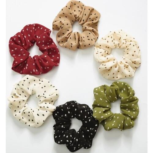 Korea Hair Rabbit Ear Bud Circle Pearl Fashion Children Cloth Rope headdress Flower Rubber Bands Small Adorn Article Girls