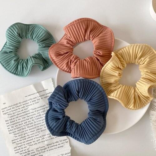 Children Cute Candy Color Srunchies Girls Elastic Hair Bands Hair Accessories Rubber Bands Hair Trim Tools Head Rope Hair Ring