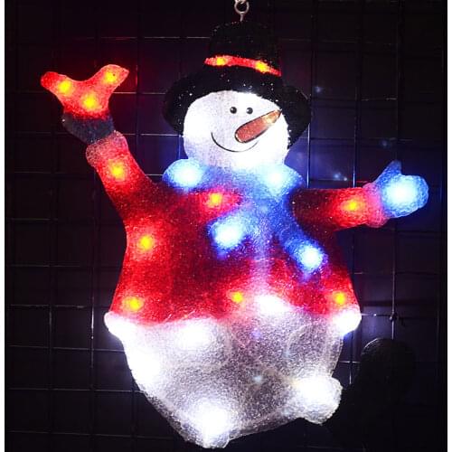 Toprex 2D christmas snowman holiday lights decoration lights outdoor christmas tree light home decor bedroom lights decoration