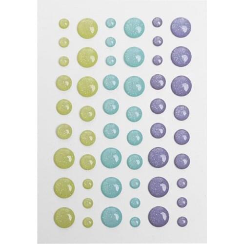 Enamel Dot Self Adhesive Embellishment for Cardmaking and Craft Scrapbook DIY ,Ideal for Face,Art,Decoration,Festival