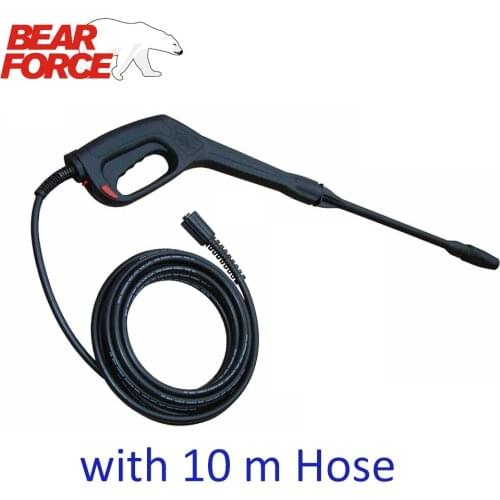 High Pressure Washer Hose 10m & Water Spray Gun Kit High Pressure Car Washer Spray Gun Hose Kit