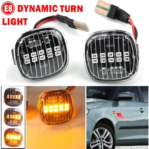 For SEAT Cordoba AUDI A3 A4 Led Dynamic Side Marker Blinker Indicator Sequential Light For Skoda Fabia Octavia Superb Roomster