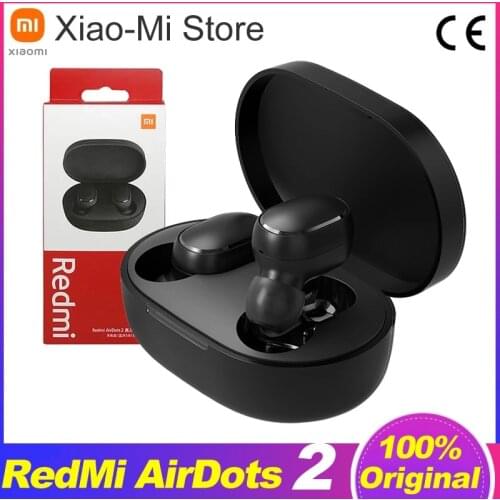 Original Xiaomi Redmi Airdots 2 TWS Earphone Wireless bluetooth 5.0 Earphone Stereo Noise Reduction Mic Voice Control Air2 SE