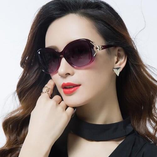 Vintage Womens Polarized Sunglasses fox style Sung glasses with bling diamond Ladies' Accessories Driving Eyewear UV400
