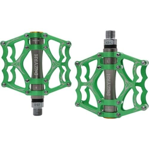 1 Pair Road Mountain Bike Non-slip Flat Pedals CNC Aluminum Alloy 3 Sealed Bearings Pedals MTB Bicycle Cycling Accessory