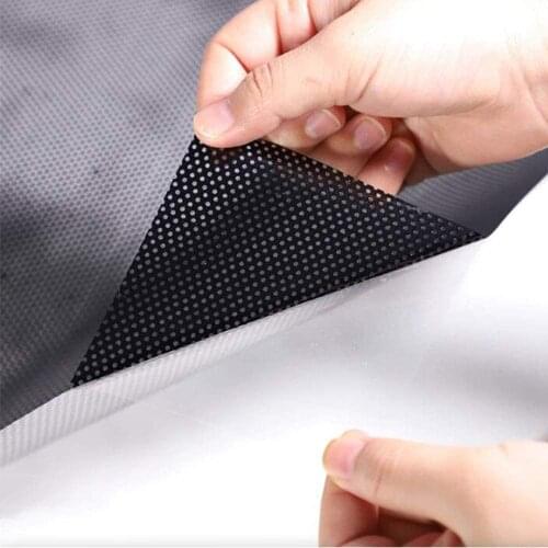 1pcs One-Way Vision 60x200cm Black Perforated One-Way Vision Printing Media Vinyl Window Decoration UV Sticker