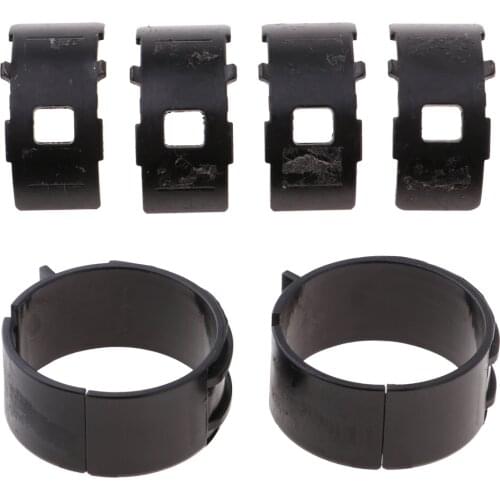2 Pairs Bicycle Front Derailleur Clamp Adapter Reducer 34.9mm to 31.8mm MTB Mountain Bike Road Cycling Braze-on Adapter Clamps