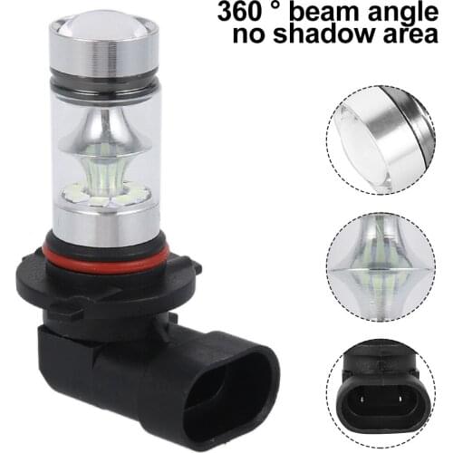 2pcs H10 Car LED Bulbs Headlight Bulbs Super Bright Car Fog Light Bulb Far Near Light Bulbs for General Purpose Car Accessories