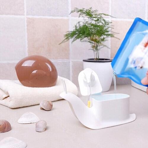 40% Hot Sales!!! Snail Shape Press Type Liquid Soap Dispenser Home Bathroom Shampoo Lotion Bottle
