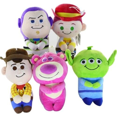 5pcs/lot 10/20cm Plush Toys Doll Woody & Buzz Lightyear Plush Toy Soft Stuffed Toys for Kids Children Christmas