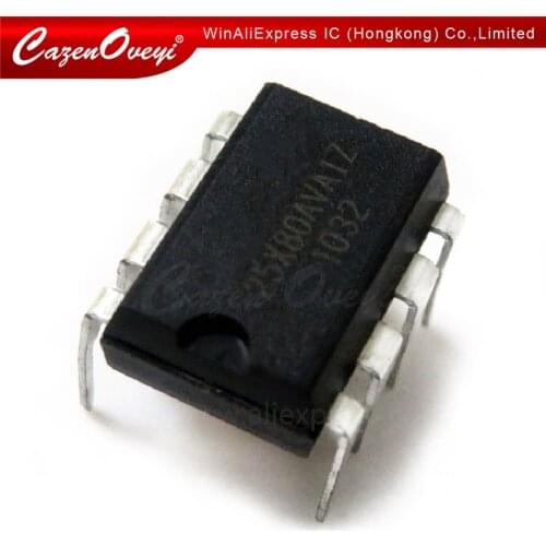 5pcs/lot W25X80VAIZ W25X80AVAIZ 25X80 DIP-8 In Stock