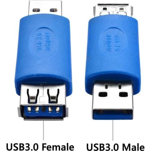 USB A Female to Female Adapter Converter Extension USB 3.0 AF To AF Connector Plugs Plug Connector Plugs Usb 3.0 male to male