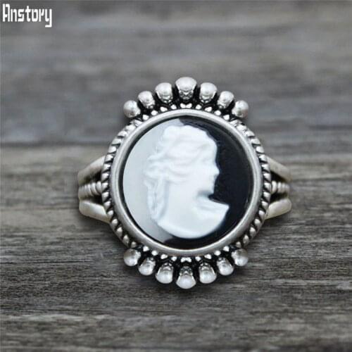 Белые кольца Anstory China At AliExpress