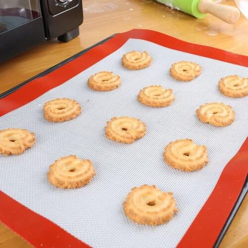 Non-stick Silicone Baking Mat Pad Cookie Macaron BBQ Baking Sheets Dough Mat Oven Tool