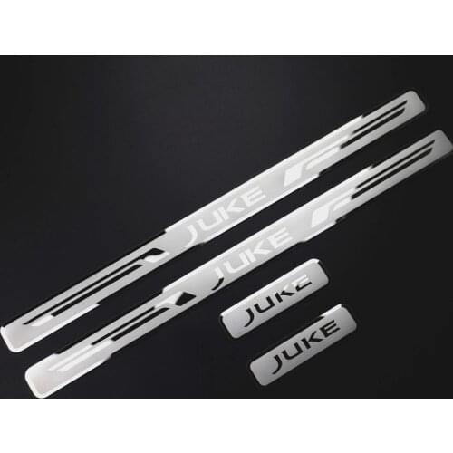 Car Styling Stainless Steel door sill Scuff Plates for Nissan JUKE 2010-2021