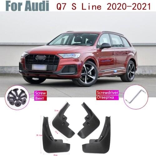 Over Fender Mud Flaps Guard Splash Flap Mudguard Accessories Car Mudflap Fender For Audi Q7 S Line 2020 Audi Q7 2021