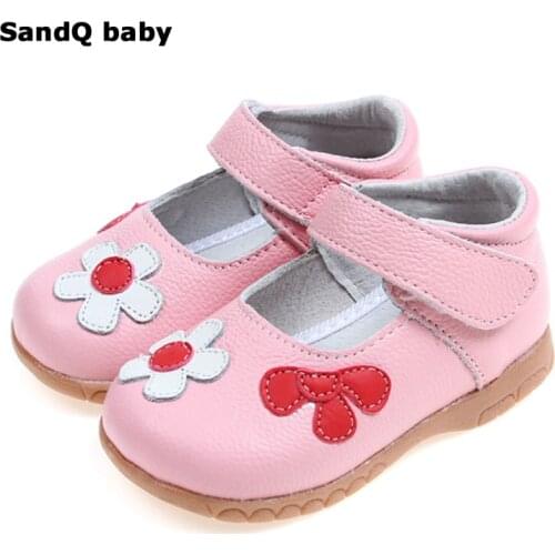 HELELYN Leather Shoes For Girls