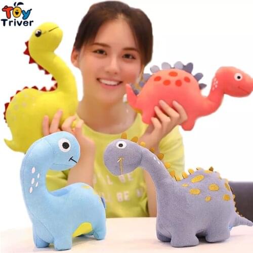 Kawaii Dinosaur Long Neck Dragon Plush Toys Triver Stuffed Animals Doll Pillow Cushion Toys Decor Kids Children Girl Boy GIft