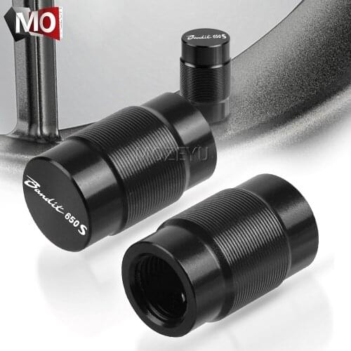 Motorcycle CNC Vehicle Wheel Tire Valve Air Port Stem Caps Covers Plug For Suzuki Bandit 650S 650 GSF650S GSF 650S 650 S BANDIT