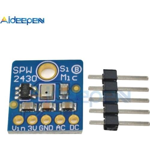 Silicon Mono MEMS Microphone SPW2430 Breakout Sound Detection Sensor Module Q42 Audio Recording Development Tool Voice Converter