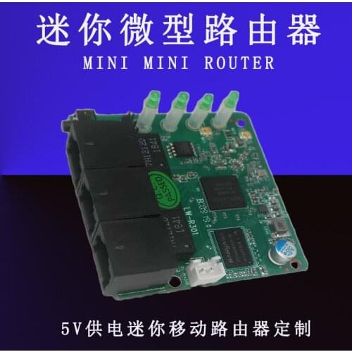 Mini Mini Router 3 Port 100M 5V Wireless Router MTK7628 Motherboard Module