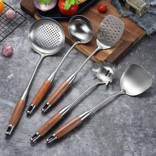 MOONBIFFY Stainless Steel Kitchen Utensils Sets