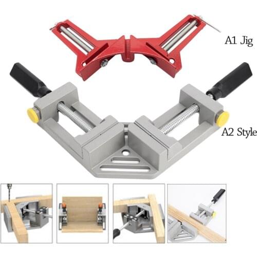 Single 90 Degree Handle Clamp Right Angle Clamp For Woodworking Frame Clip Right Angle Folder Carpenter Clip Angle