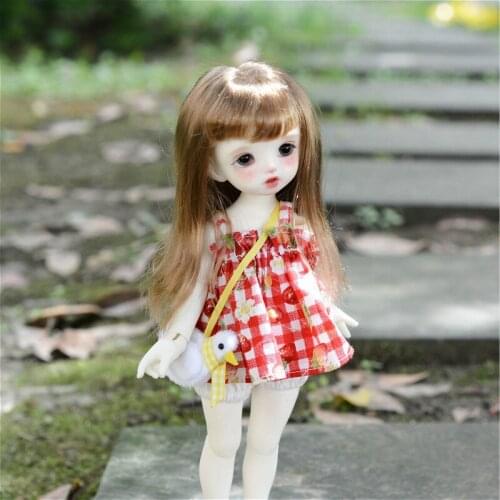 Blythes doll wig is suitable for the fashionable new 1/6BJD 1/3 1/4 1/6 1/8hair with long curly fringe and super soft silk wig