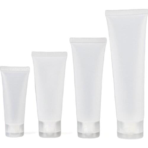 Plastic Empty Portable Tubes Squeeze Cosmetic Cream Lotion Travel Bottle Refillable Bottle Shampoo Container Make Up Tools