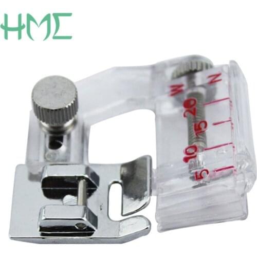 1pcs High Quality Adjustable Bias Tape Binding Presser Foot / Snap On For Brother Sewing Machine Accessories