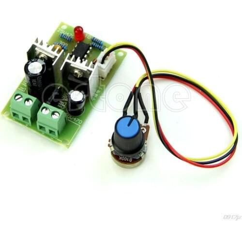 3A Pulse Width PWM DC Motor Speed Regulator Controller Switch 12V/24V/36V New Drop ship