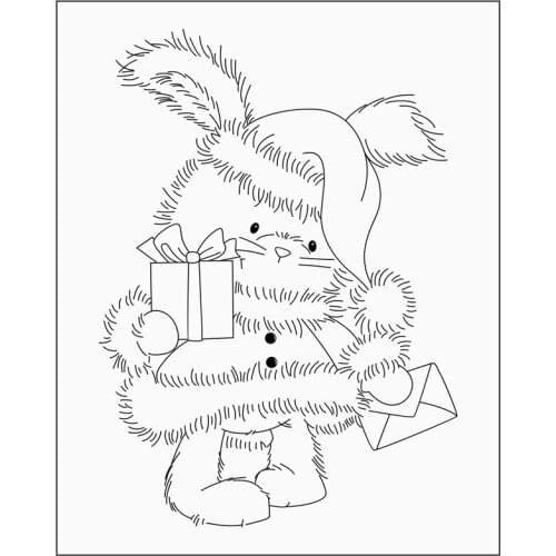 Rubber Silicone Clear Stamps For Scrapbooking Tampons Transparents Seal Background Stamp Card Making Diy Girl